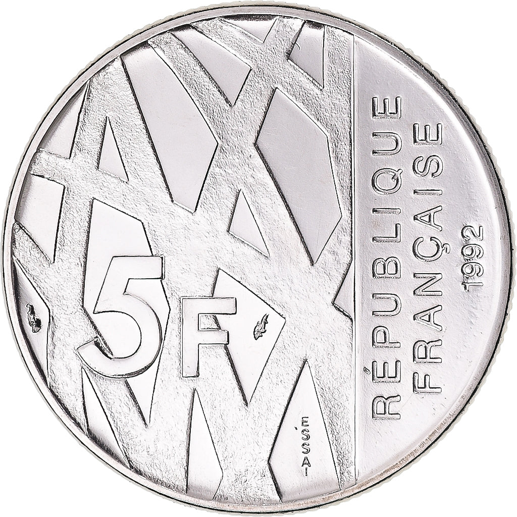Coin, France, Mendès France, 5 Francs, 1992, Monnaie de Paris, ESSAI