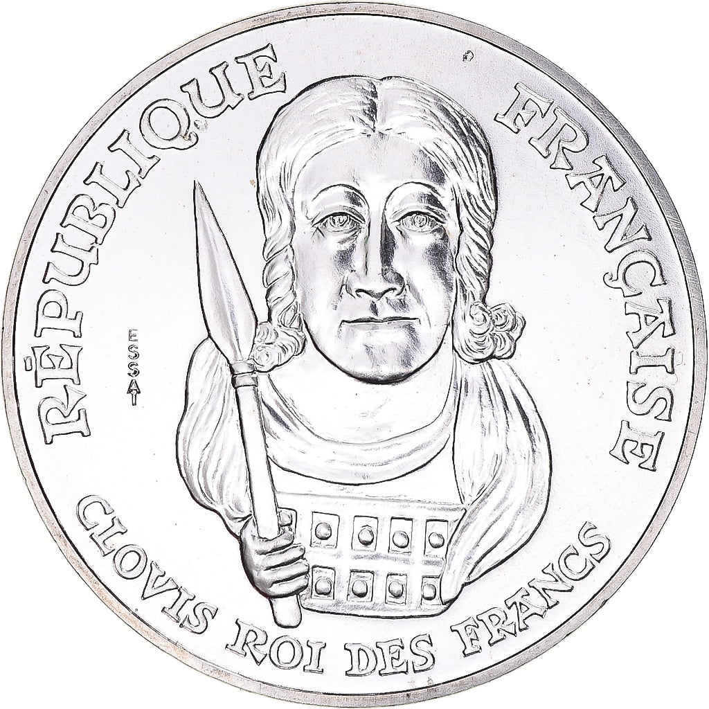 Munten, Frankrijk, Clovis, 100 Francs, 1996, Monnaie de Paris, ESSAI, FDC
