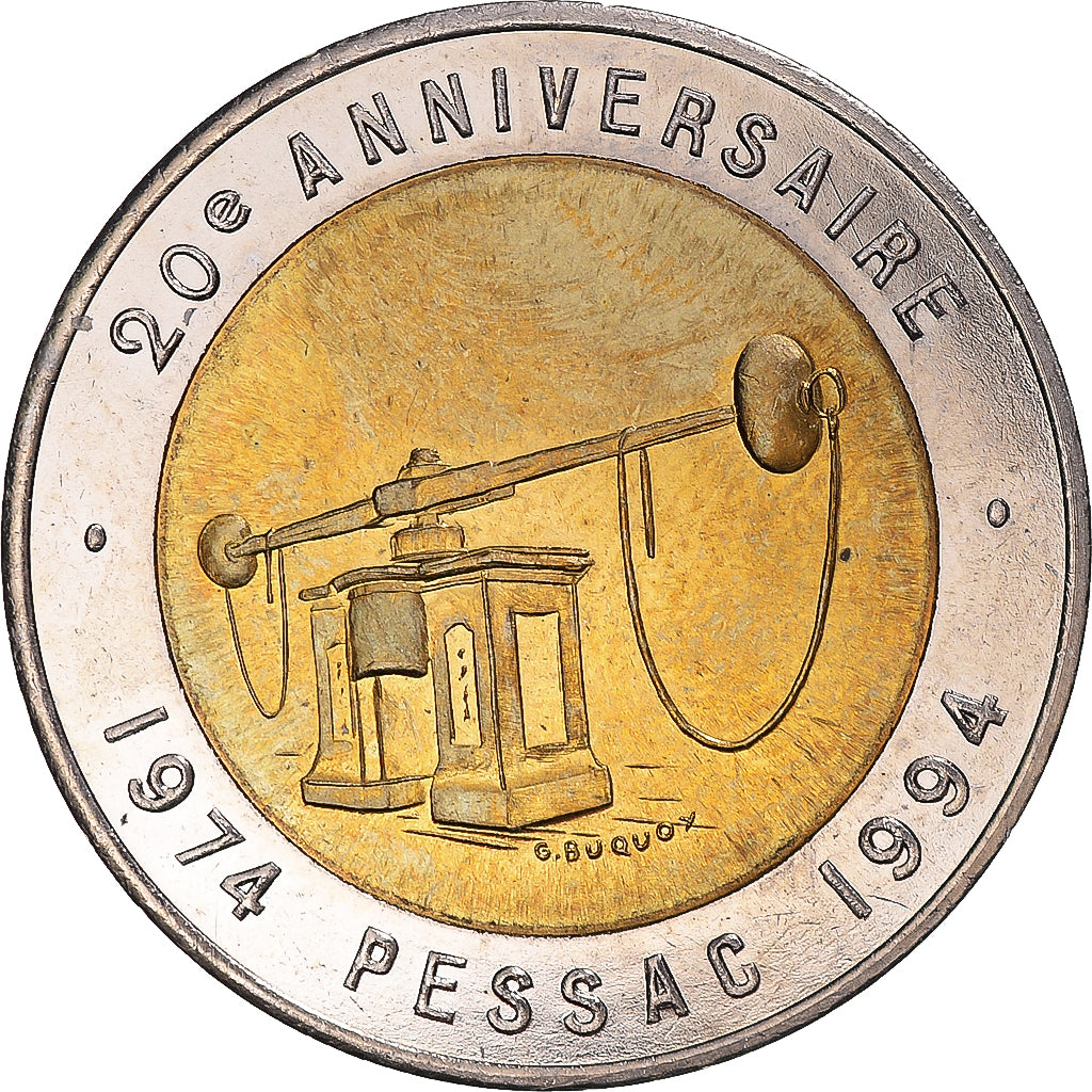 France, Token, Pessac - Union Sportive et Culturelle, 1994, AU(55-58)