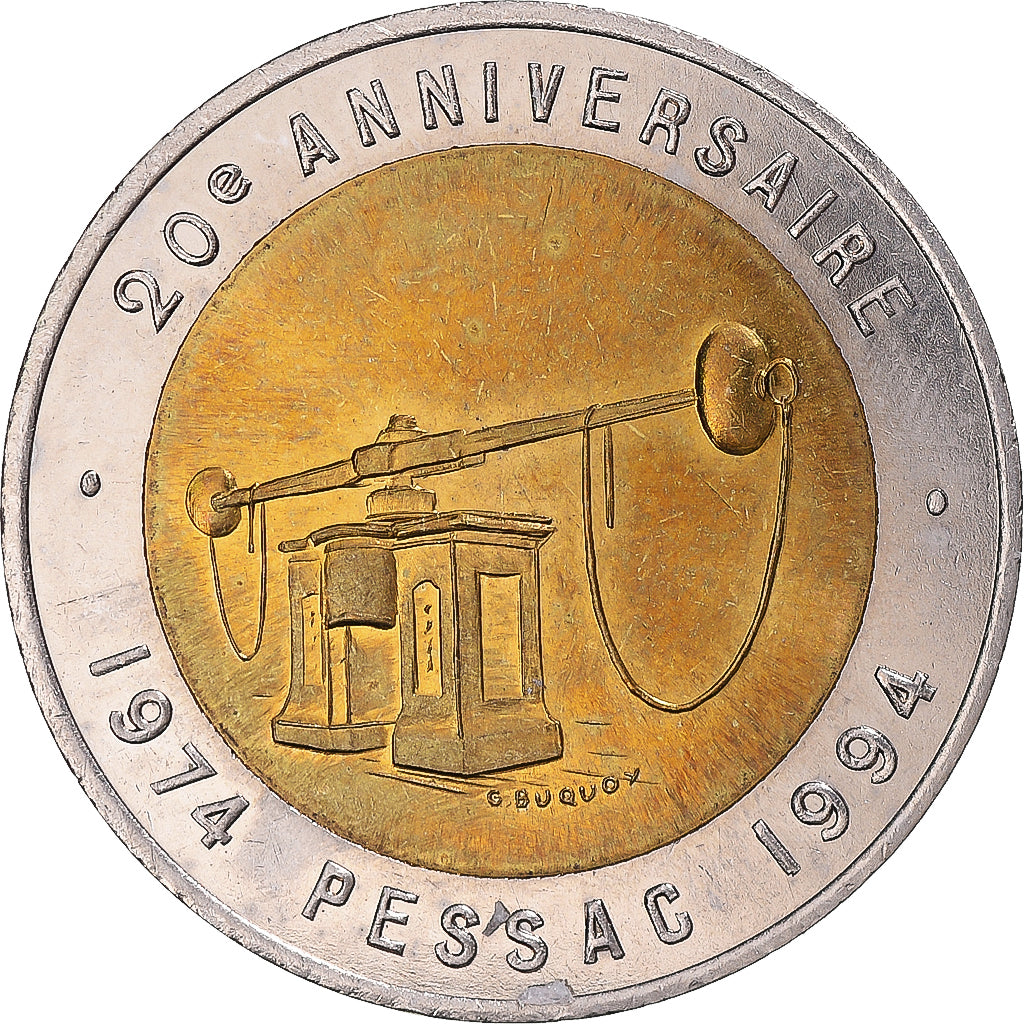 France, Token, Pessac - Union Sportive et Culturelle, 1994, AU(55-58)