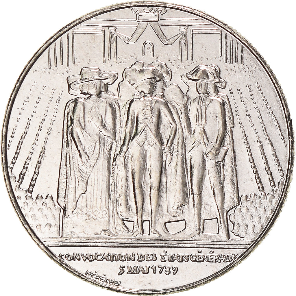Monnaie, France, États généraux, 1 Franc, 1989, Monnaie de Paris, ESSAI, FDC