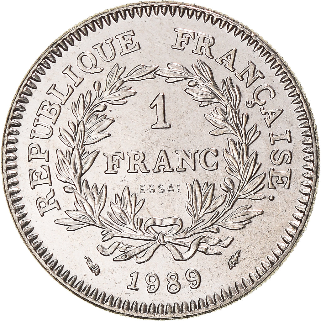 Monnaie, France, États généraux, 1 Franc, 1989, Monnaie de Paris, ESSAI, FDC