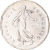 Moeda, França, Semeuse, 2 Francs, 1993, MS(63), Níquel, Gadoury:547