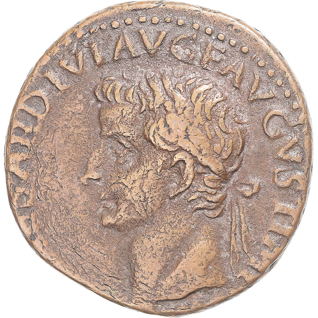 Coin, Tiberius, As, 14-37, Rome, AU(50-53), Bronze, RIC:64