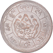 Coin, Tibet, 10 Srang, 1950-1951, Ganden Phodrang, AU(50-53), Billon, KM:Y30