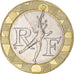 Coin, France, 10 Francs, 1995, MS(60-62), Bi-Metallic, Gadoury:827