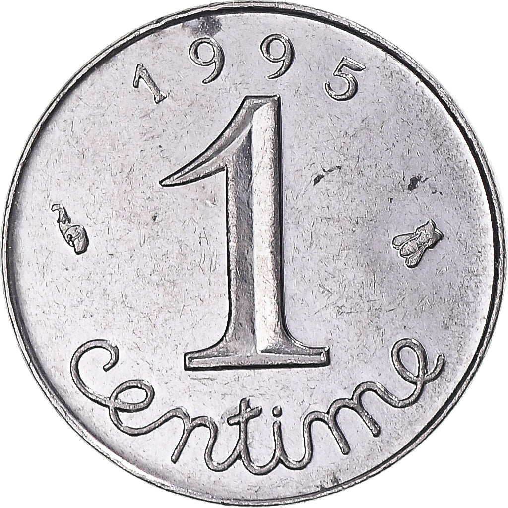 Moneta, Francia, Épi, Centime, 1995, SPL, Acciaio inossidabile, Gadoury:91