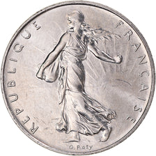 Coin, France, Semeuse, Franc, 1993, MS(64), Nickel, Gadoury:474