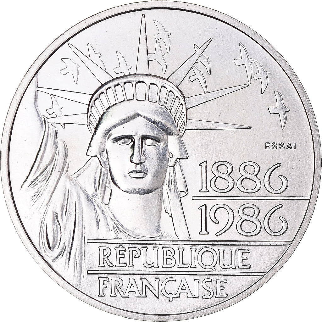 Moneta, Francia, Statue de la Liberté, 100 Francs, 1986, Monnaie de Paris
