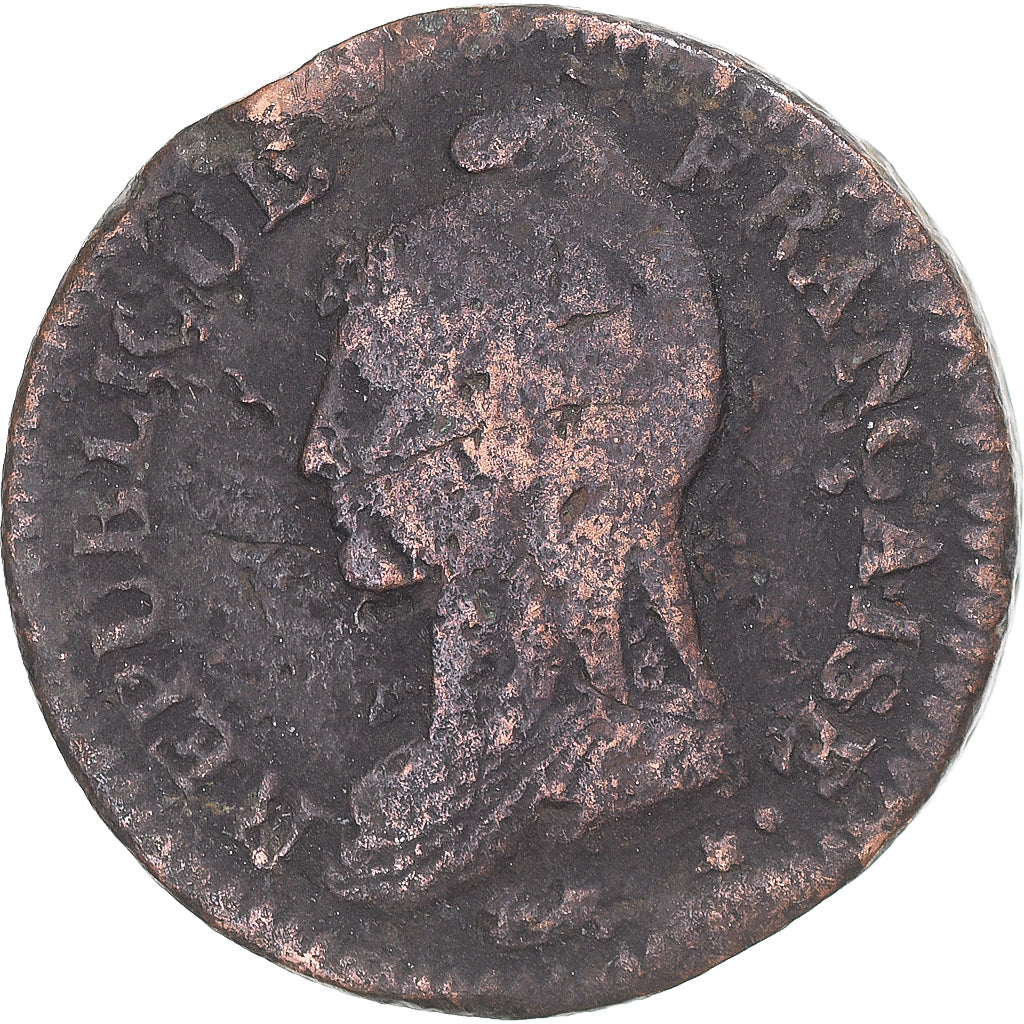 Munten, Frankrijk, Dupré, Decime, AN 7, Paris, FR+, Koper, Gadoury:187