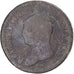 Coin, France, Dupré, Decime, AN 8, Paris, VF(20-25), Copper, Gadoury:187a