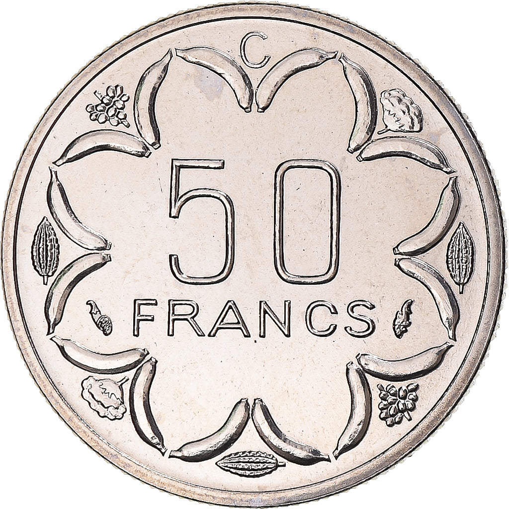 Münze, Congo, 50 Francs, 1976, Monnaie de Paris, ESSAI, STGL, Nickel, KM:11