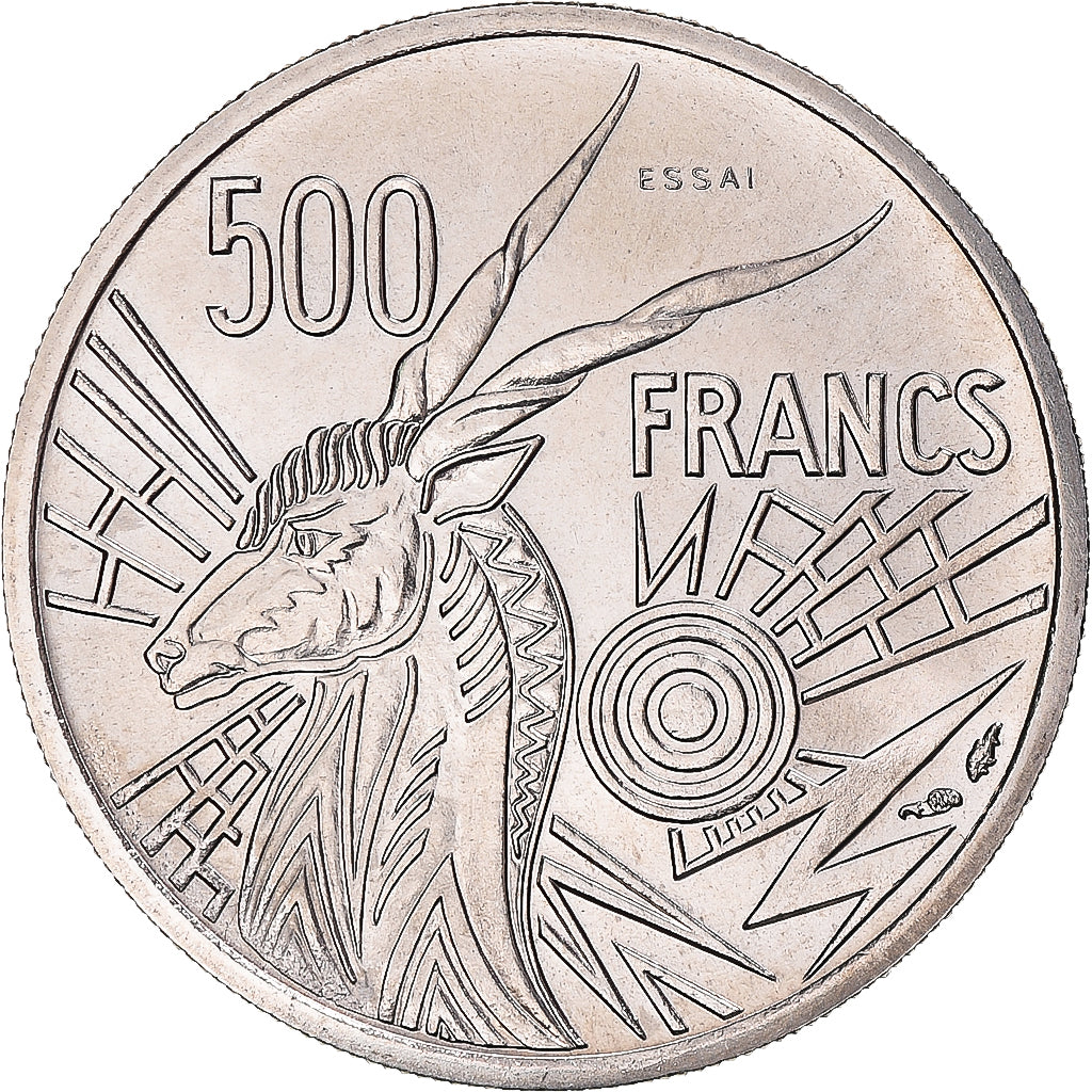 Münze, Congo, 500 Francs, 1967, Monnaie de Paris, ESSAI, STGL, Nickel, KM:E9