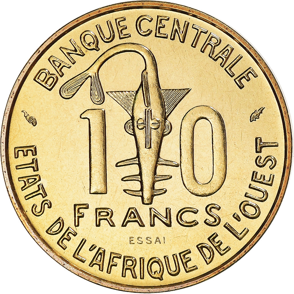 Moneta, Stati dell'Africa occidentale, 10 Francs, 1981, Monnaie de Paris, ESSAI