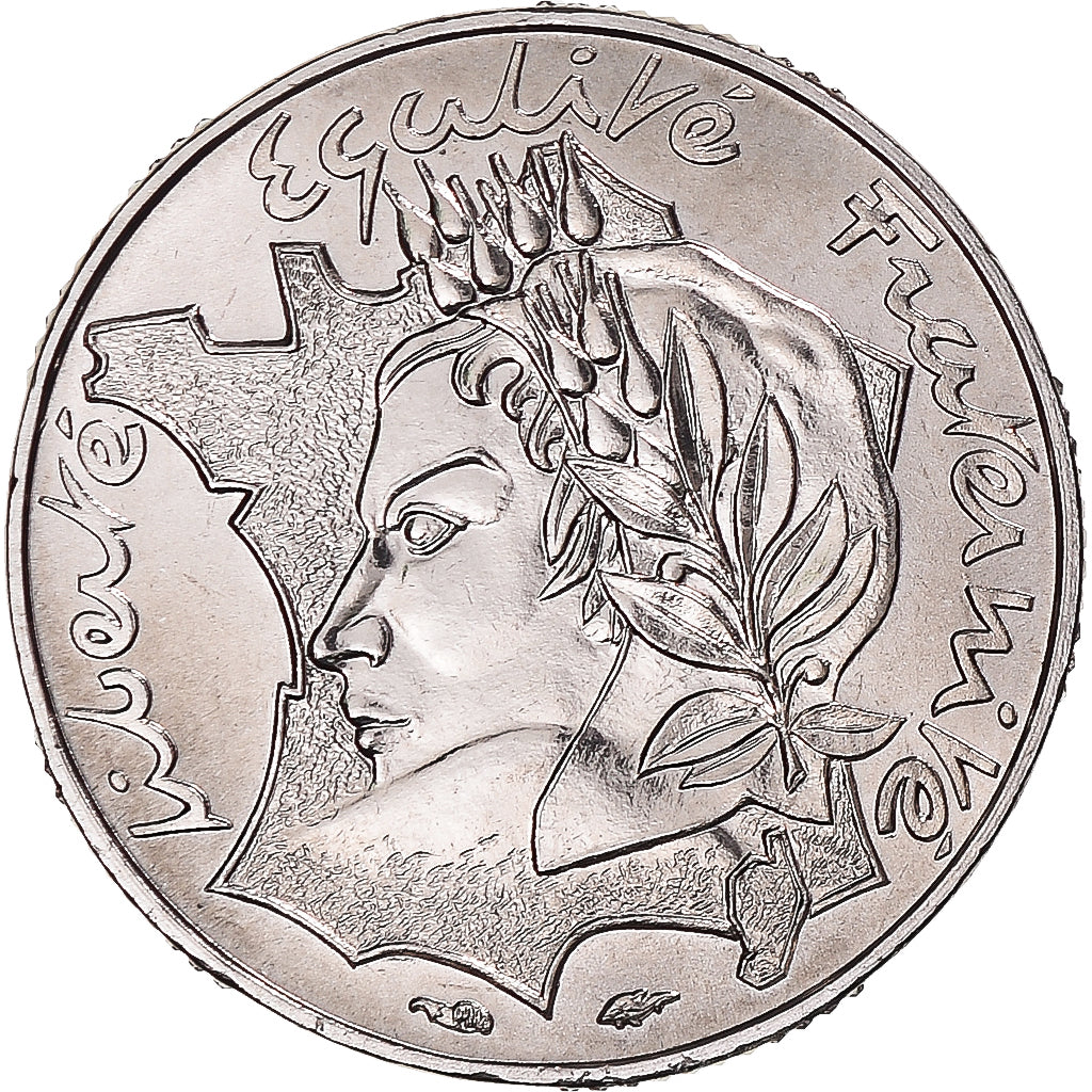 Moneta, Francja, Jimenez, 10 Francs, 1986, Monnaie de Paris, PRÓBA, MS(65-70)