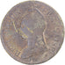 Moeda, França, Dupré, Decime, AN 8, Paris, VF(20-25), Cobre, Gadoury:187a