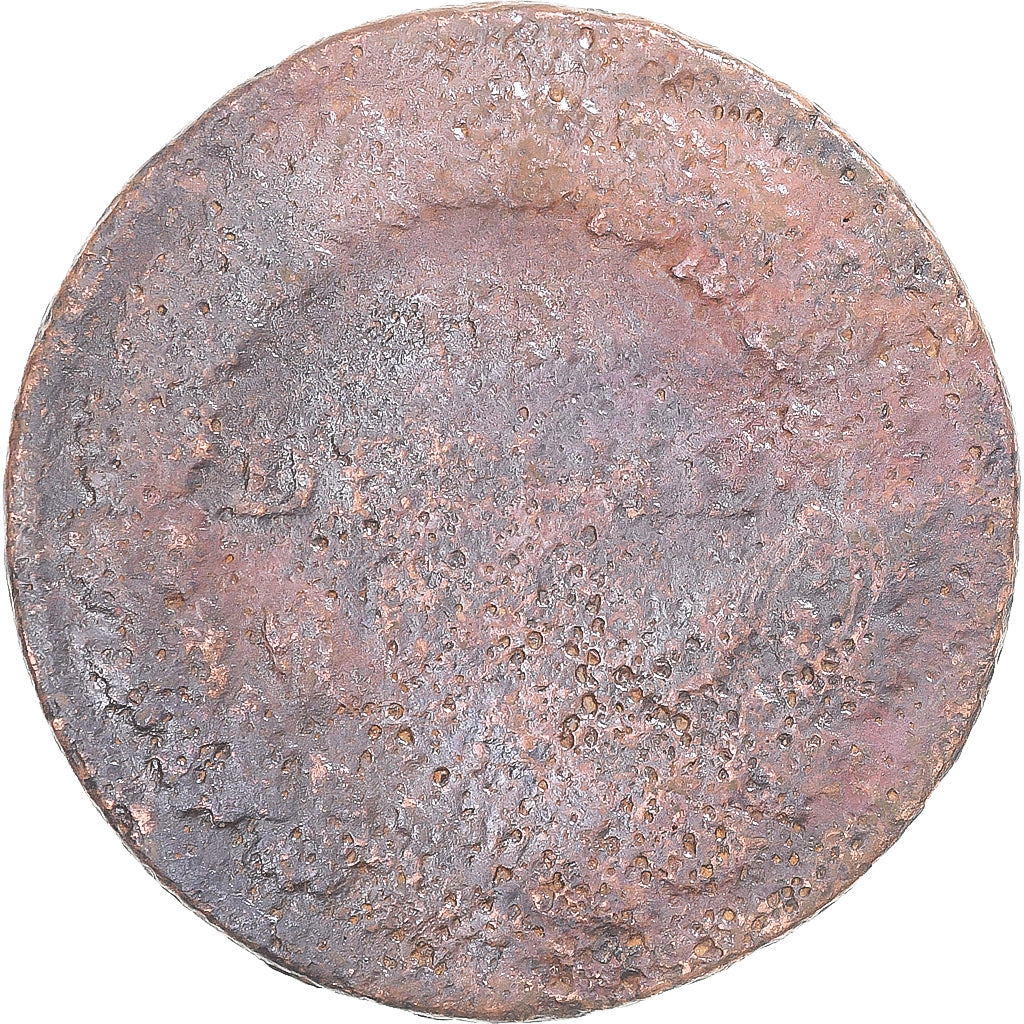 Moeda, França, Dupré, Decime, Paris, F(12-15), Cobre, Gadoury:187/187a