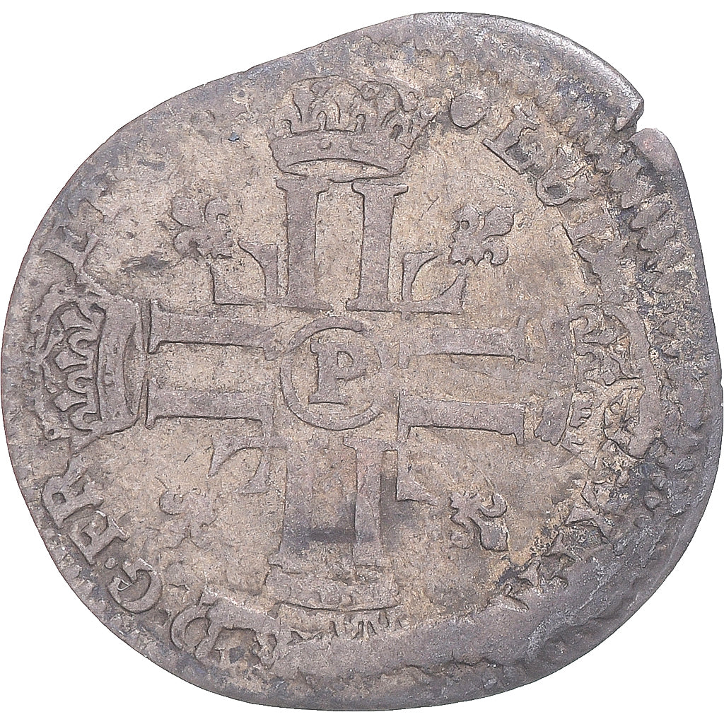Moneta, Francia, Louis XIV, Quinzain aux 8 L, 1693, Dijon, réformé, MB