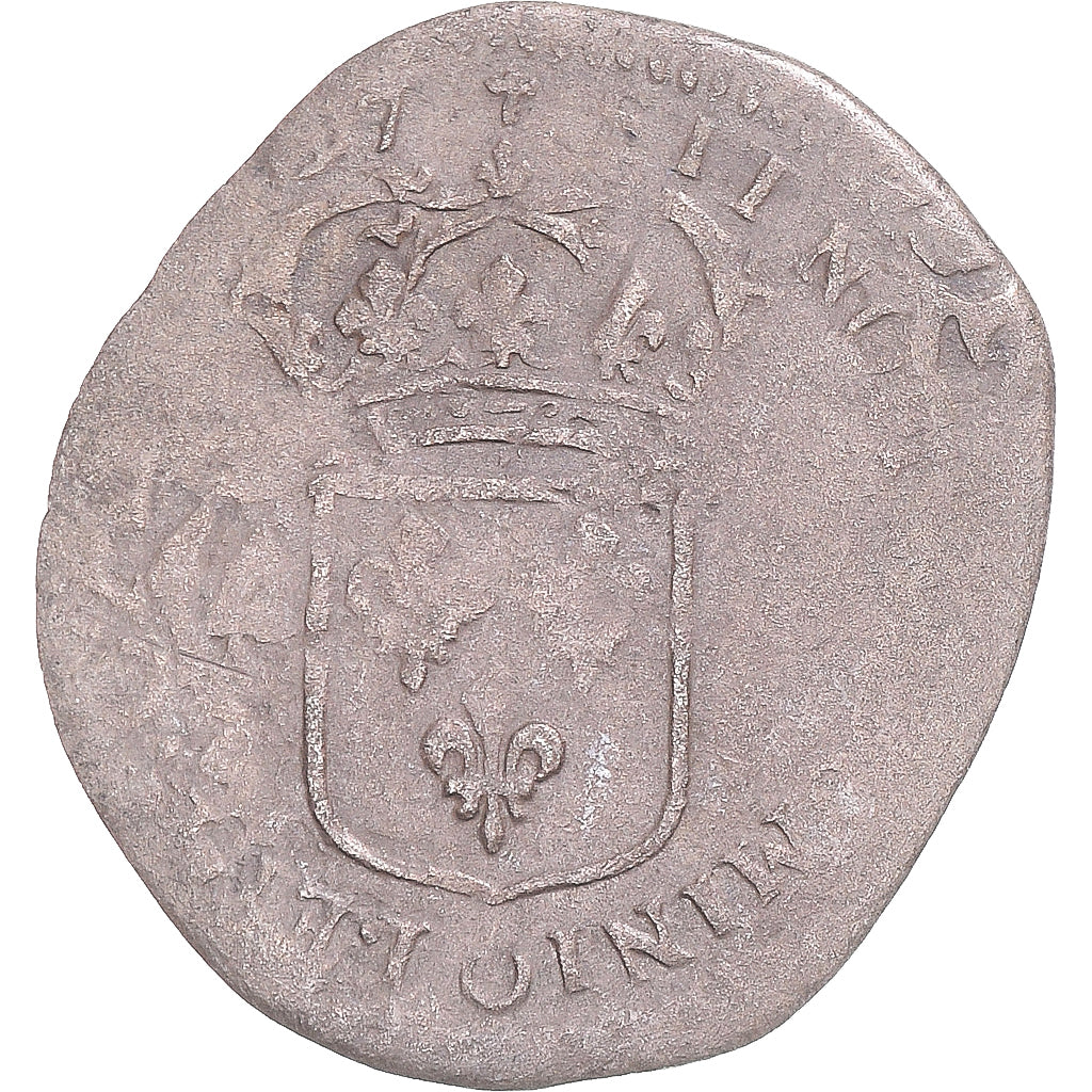 Munten, Frankrijk, Louis XIV, Quinzain aux 8 L, 1697, contremarqué lis, FR