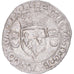 Moeda, França, Henri II, Douzain aux croissants, 1551, Grenoble, EF(40-45)