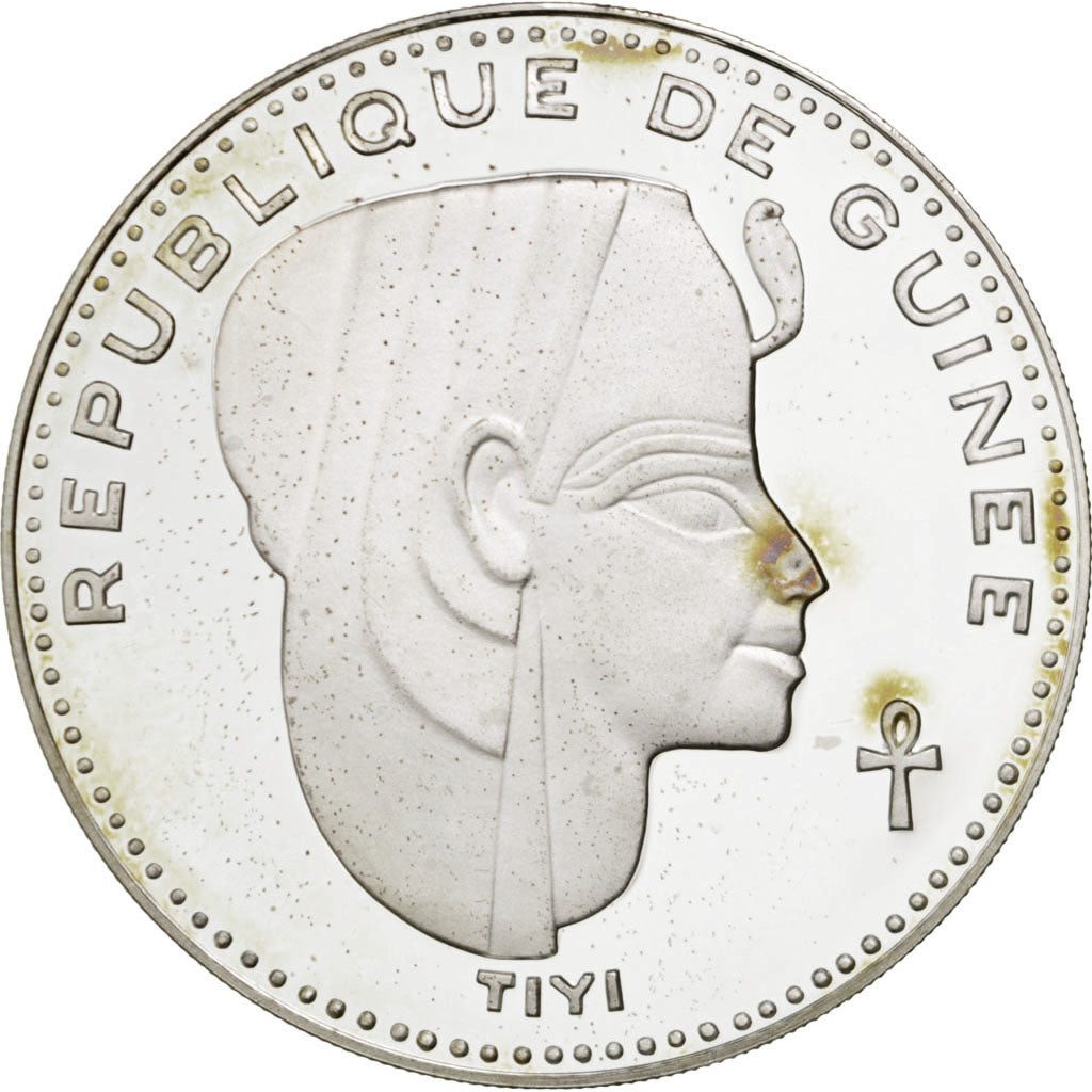 Coin, Guinea, 500 Francs, 1970, MS(65-70), Silver, KM:28