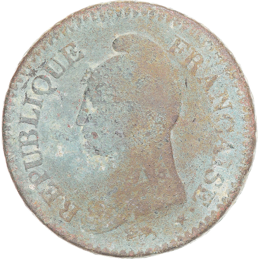 Monnaie, France, Dupré, Decime, AN 7, Paris, B+, Cuivre, Gadoury:187