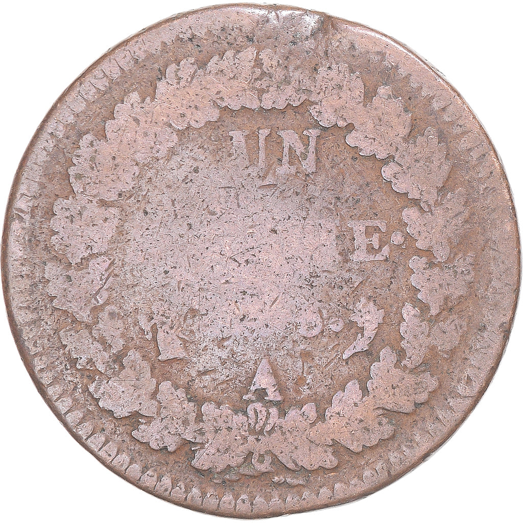 Munten, Frankrijk, Dupré, Decime, AN 5, Paris, FR+, Koper, Gadoury:187