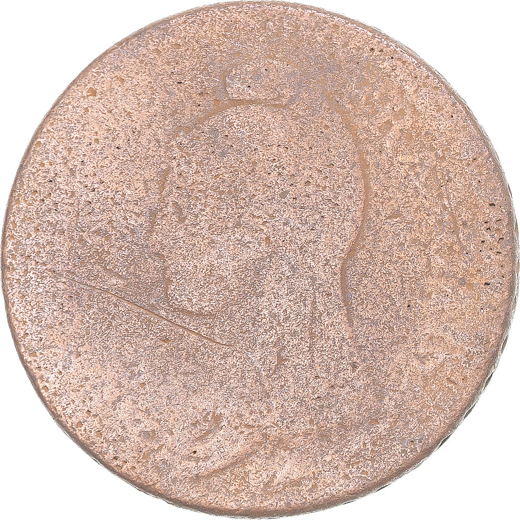 Münze, Frankreich, Dupré, Decime, Paris, SGE+, Kupfer, Gadoury:187