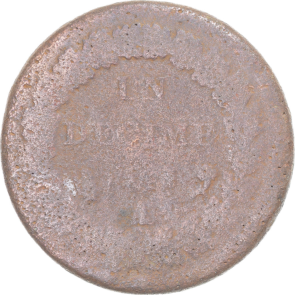 Münze, Frankreich, Dupré, Decime, Paris, SGE+, Kupfer, Gadoury:187