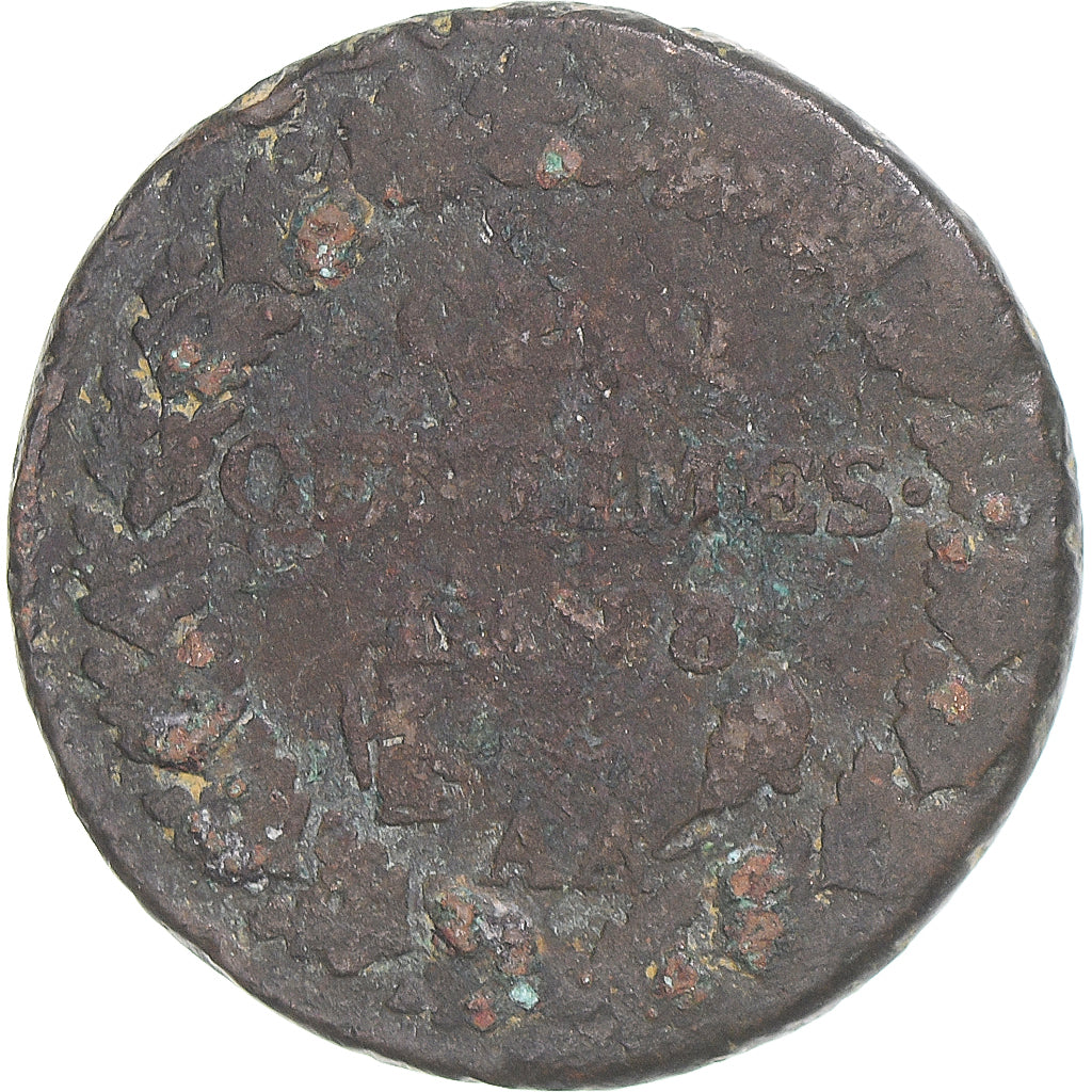 Münze, Frankreich, Dupré, 5 Centimes, AN 8, Metz, SGE+, Kupfer, Gadoury:126a