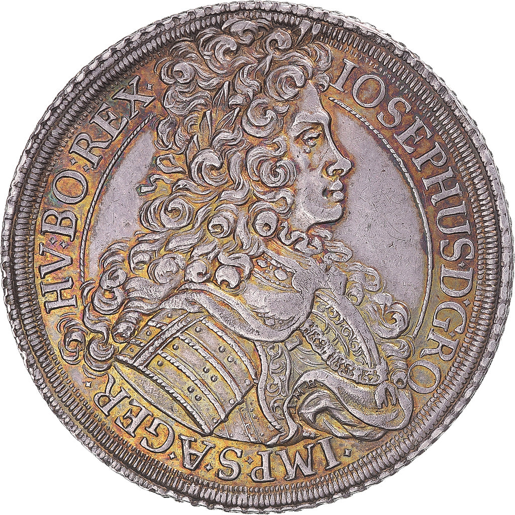 Austria, Joseph I, Thaler, 1707, Vienna, Silver, AU(55-58), KM:1444