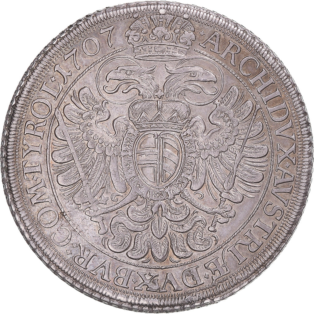 Austria, Joseph I, Thaler, 1707, Vienna, Silver, AU(55-58), KM:1444