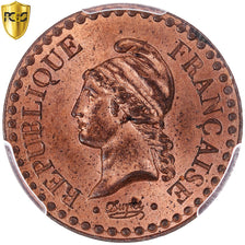France, 1 Centime, Dupré, 1849, Paris, Bronze, PCGS, MS64RD, Gadoury:84