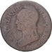 Moneda, Francia, Dupré, 5 Centimes, AN 8, Strasbourg, BC, Cobre, Gadoury:126a
