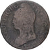 Moneda, Francia, Dupré, 5 Centimes, AN 8, Strasbourg, BC, Cobre, Gadoury:126a