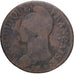 Moneda, Francia, Dupré, 5 Centimes, AN 8, Strasbourg, BC, Cobre, Gadoury:126a