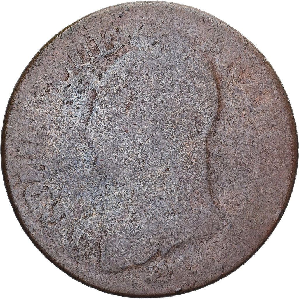 Munten, Frankrijk, Dupré, 5 Centimes, AN 8, Strasbourg, FR, Koper, Gadoury:126a