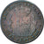 Coin, Spain, Alfonso XII, 10 Centimos, 1879, F(12-15), Bronze, KM:675