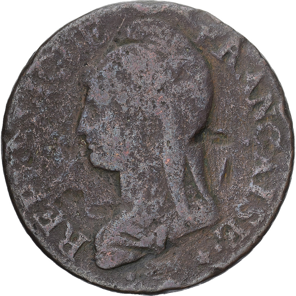 Munten, Frankrijk, Dupré, 5 Centimes, AN 8, Strasbourg, FR, Koper, Gadoury:126a