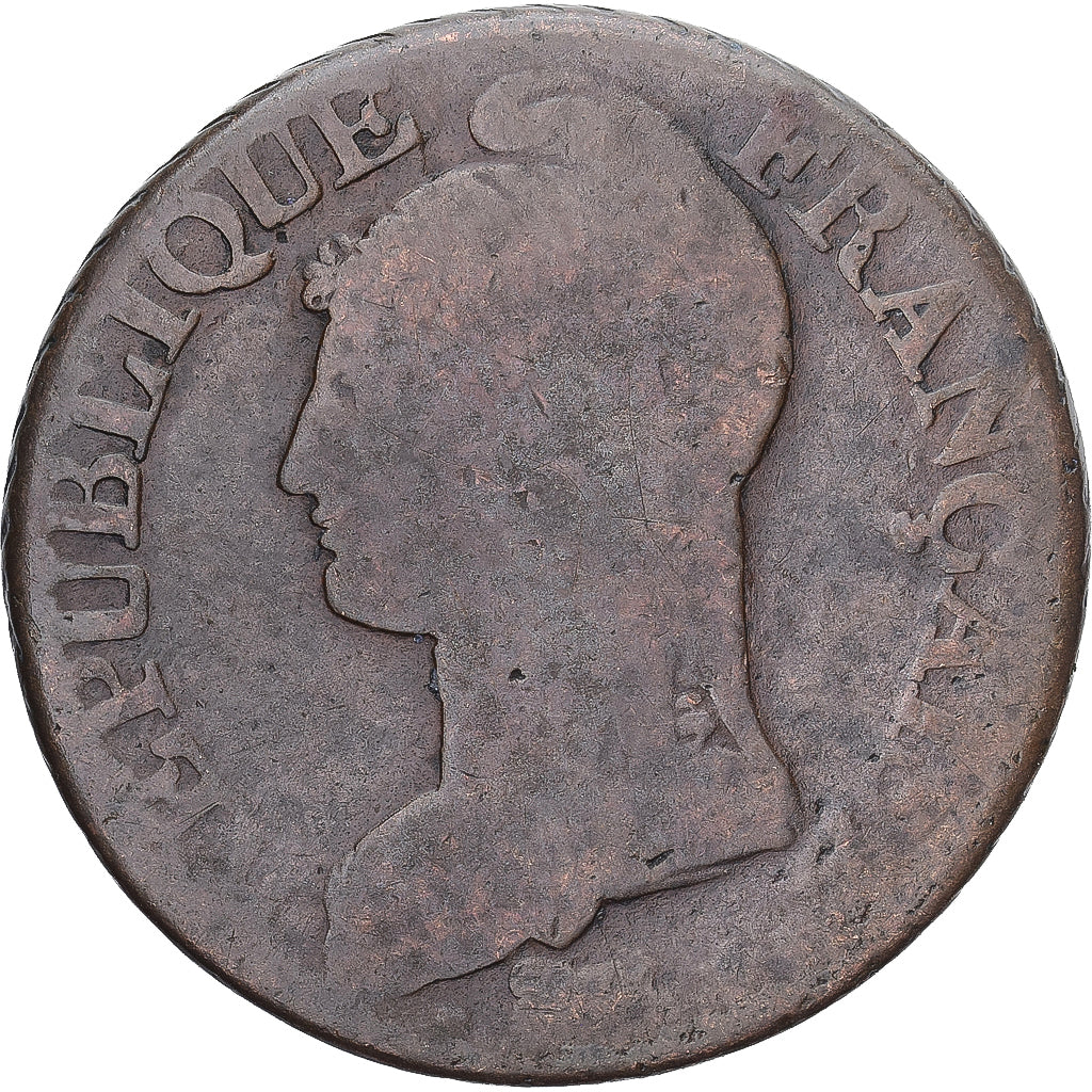 Munten, Frankrijk, Dupré, 5 Centimes, AN 5, Paris, FR, Koper, Gadoury:126