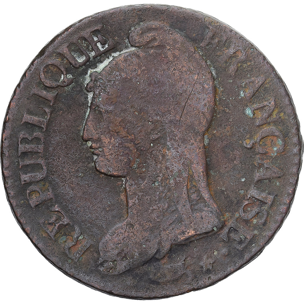 Munten, Frankrijk, Dupré, 5 Centimes, AN 5, Paris, FR, Koper, Gadoury:126