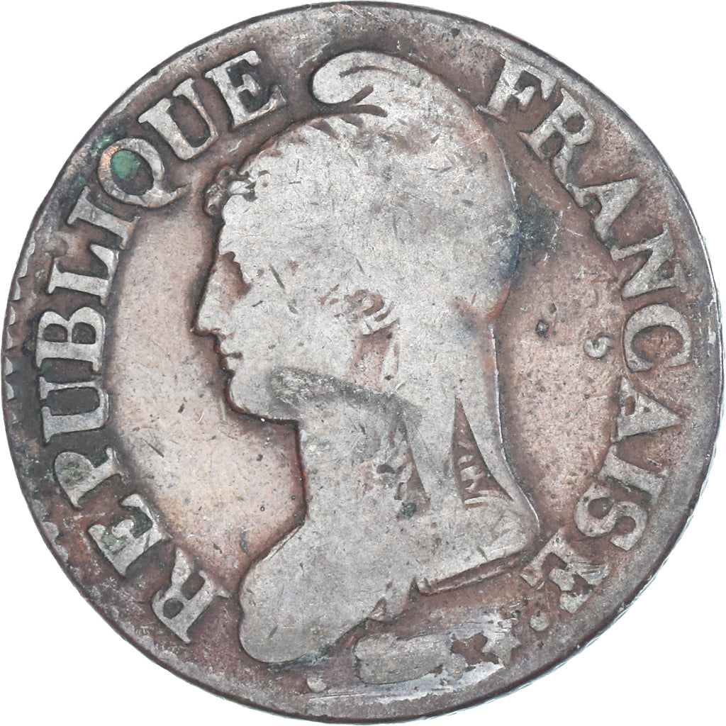 Moeda, França, Dupré, 5 Centimes, AN 7, Paris, VF(30-35), Cobre, Gadoury:126