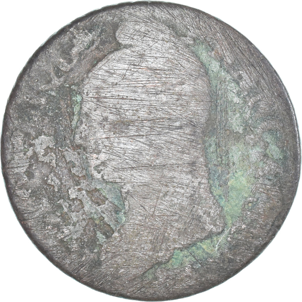 Moeda, França, Dupré, 5 Centimes, AN 7, Paris, F(12-15), Cobre, Gadoury:126