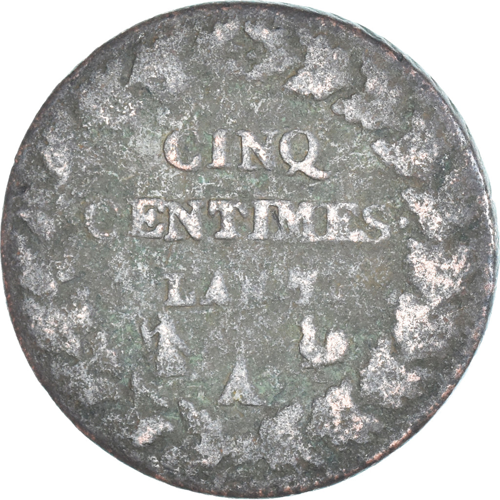 Münze, Frankreich, Dupré, 5 Centimes, AN 7, Paris, SGE+, Kupfer, Gadoury:126