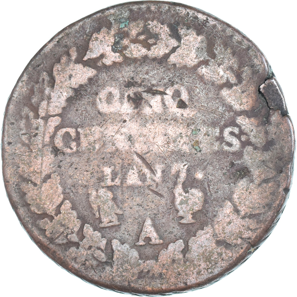 Coin, France, Dupré, 5 Centimes, AN 7, Paris, VF(20-25), Copper, Gadoury:126