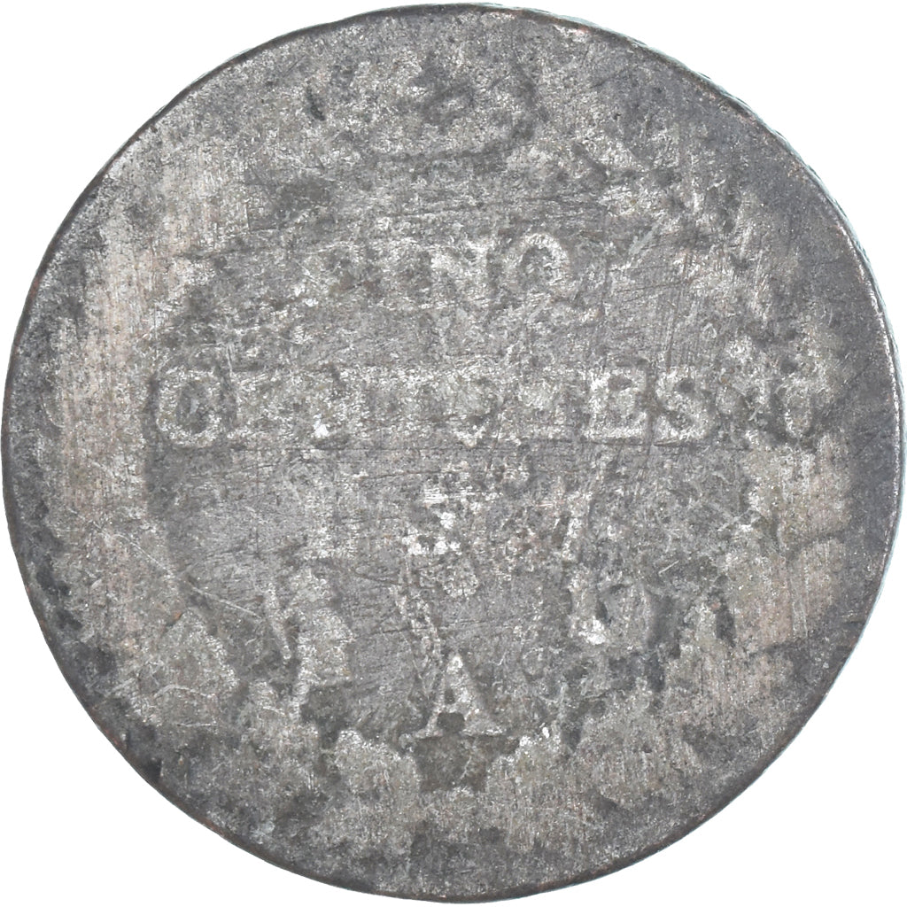 Moeda, França, Dupré, 5 Centimes, AN 7, Paris, F(12-15), Cobre, Gadoury:126