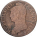 Moneda, Francia, Dupré, 5 Centimes, AN 7, Paris, BC+, Cobre, Gadoury:126
