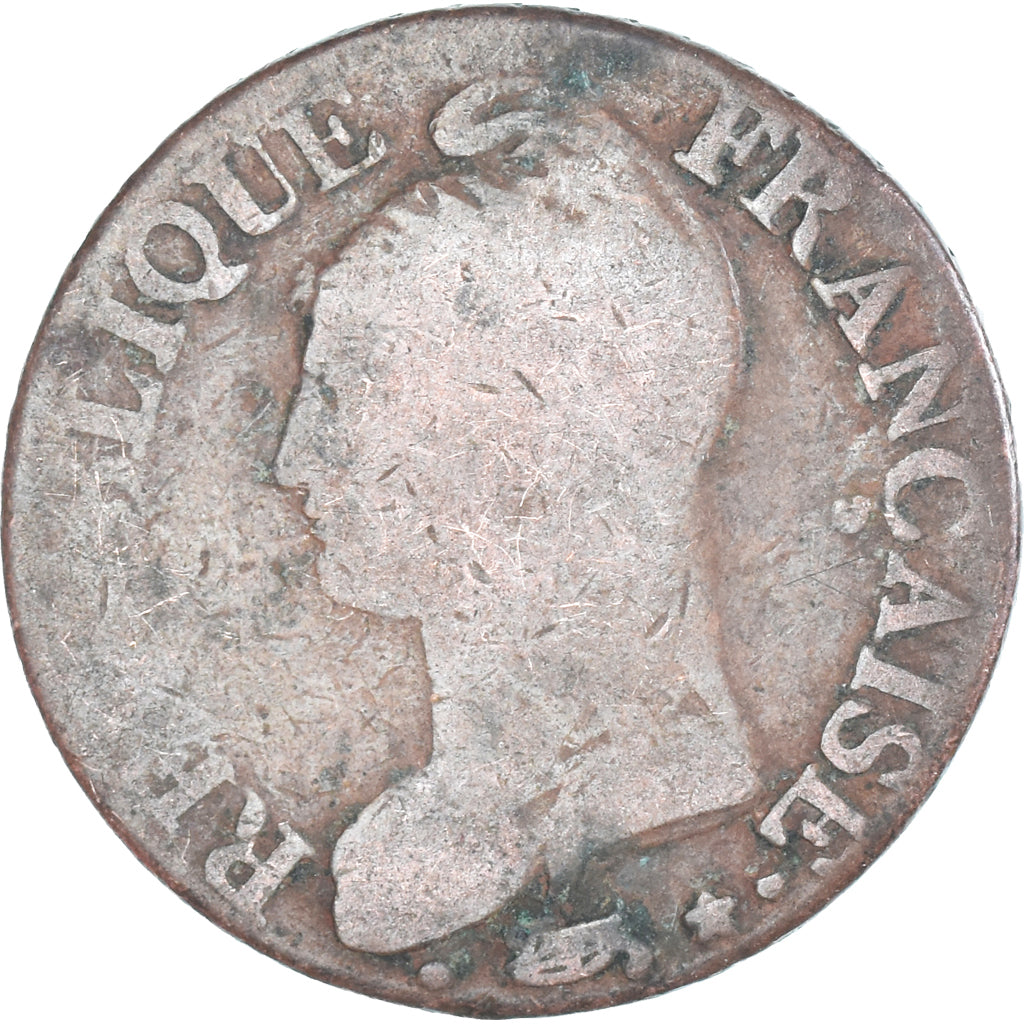Münze, Frankreich, Dupré, 5 Centimes, AN 7/5, Paris, SGE+, Kupfer, Gadoury:126