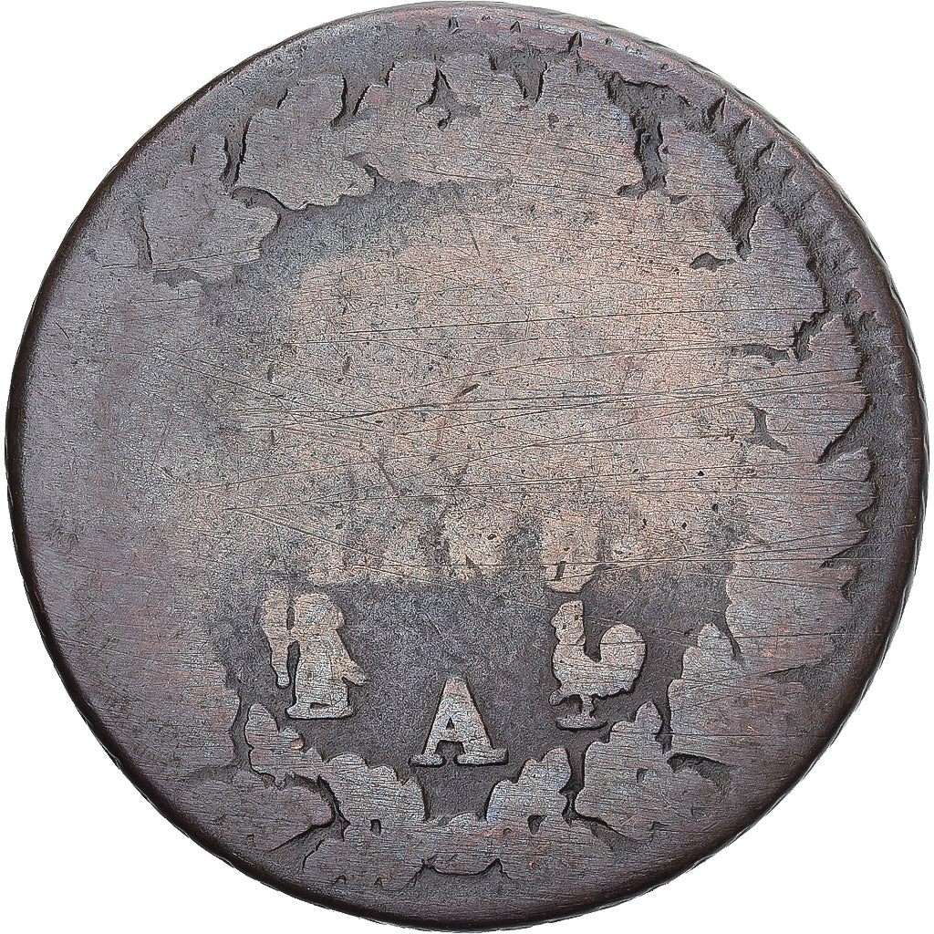 Moneda, Francia, Dupré, 5 Centimes, AN 7/5, Paris, BC+, Cobre, Gadoury:126
