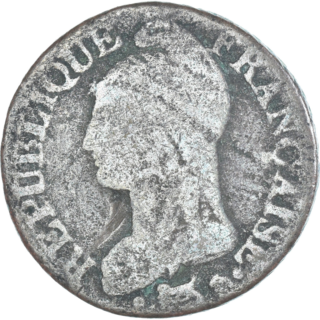Moeda, França, Dupré, 5 Centimes, AN 7/5, Paris, VF(20-25), Cobre, Gadoury:126